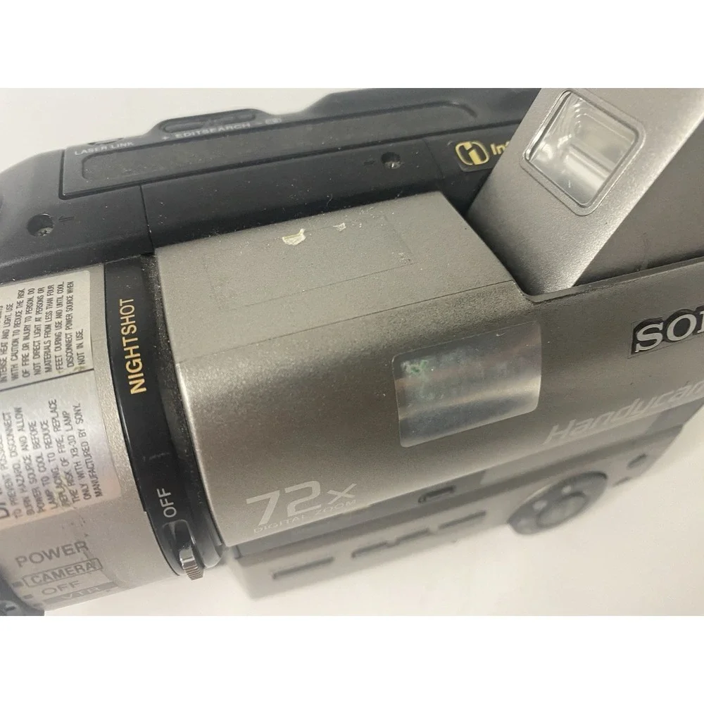 Sony Handycam CCD-TR940 Hi8 XR Camcorder NightShot SteadyShot TESTED Works!